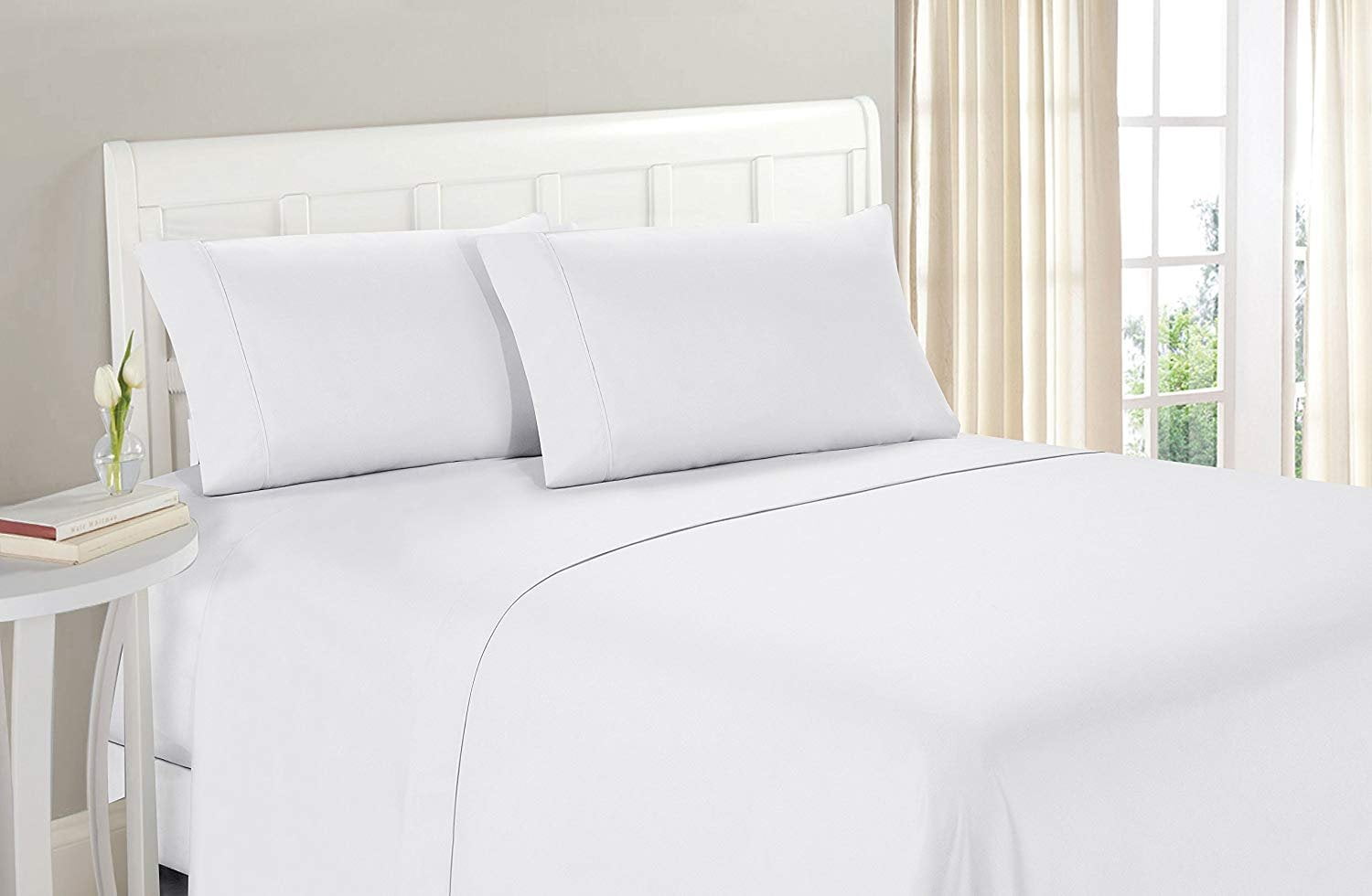 Queen Size 1800 Thread Count Deluxe Soft Brushed Microfiber Deep Pocket ...