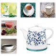thumbnail image 2 of Blue and White Porcelain 1.2Lceramic Electric Kettle Porcelain Kettle Foam Teapot Daily Kungfu Teapot Ceramic Electric Kettle for Tea,1Pcs, 2 of 6