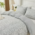 thumbnail image 1 of Gogreen 100% Algodón 3 Piezas Funda Nórdica King de Lujo Juegos de Cama King Floral, Suave y Transpirable, Funda Nórdica Cómoda King con Patrón, con Cierre de Cierre, 1 of 10