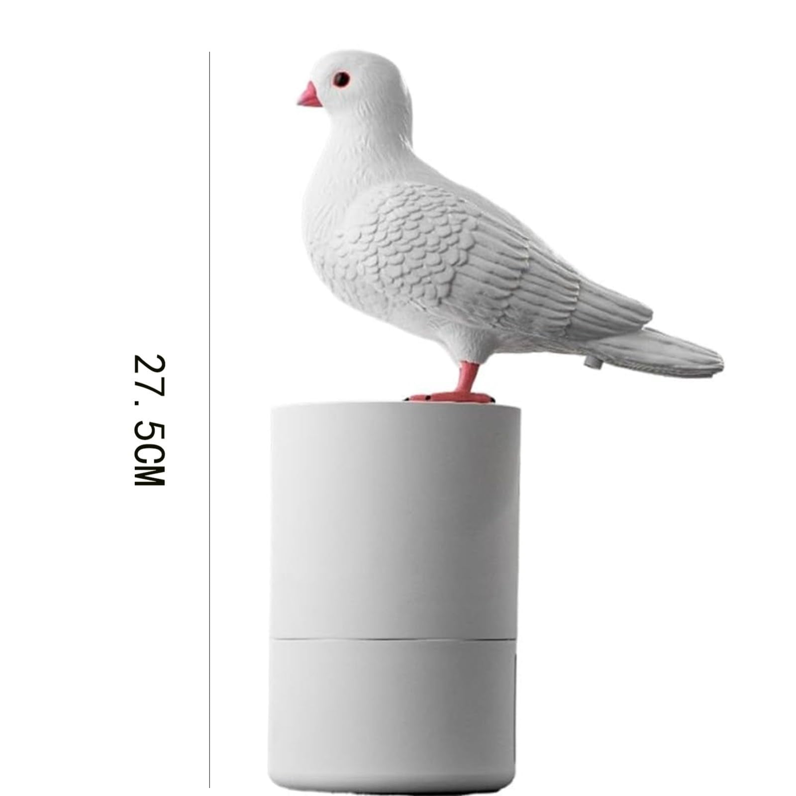 Pigeon Foam Soap Dispenser, Bird Poop Soap Dispenser, Unique Automatic Induction Foam Hand Washer, Funny Automatic Soap Dispenser, Bird Soap Dispenser for Kitchen Bathroom (Color_B)