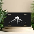 thumbnail image 4 of Cross over Mountains Front License Plate, Metal License Plate, Funny Standard Plates Personalized Novelty Decorative For Men/Women/Boys/Girls Car 6×12 Inch, 4 of 6