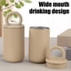thumbnail image 5 of Taza térmica de viaje con asa de anillo | Taza de café de acero inoxidable de doble pared con aislamiento al vacío | Vaso térmico de 500 ml para bebidas frías y calientes, 5 of 6