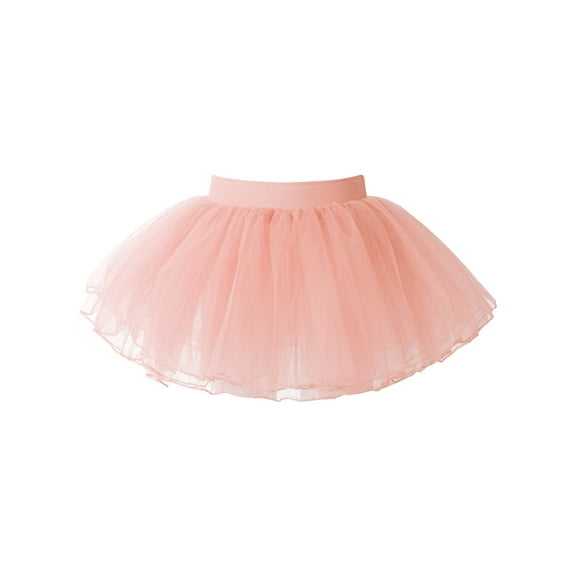 YIZYIF Little Girls Ballet Tutu Skirt Youth Juniors Solid Color Mesh Dance Skirt,Sizes 1-16