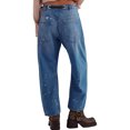 thumbnail image 3 of Elastic Middle Waist Women Casual Jeans Drawstring Denim Pants with Front Pocket, 3 of 6