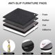 thumbnail image 3 of Yelanon Almohadillas Antideslizantes para Muebles-24 Piezas Pinzas para Muebles de 2"" Antideslizantes para Patas de Muebles Patas de Goma autoadhesivas Patas para Muebles Protectores Antideslizantes, 3 of 5