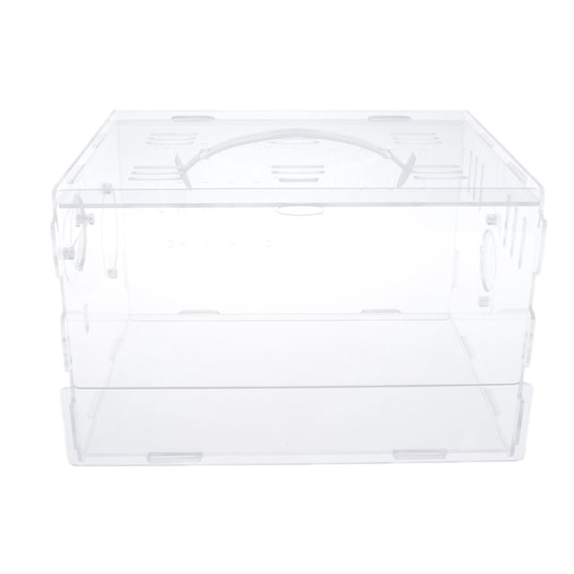 DOLITY Cage pour Hamster en Acrylique Portable Villa Cage Petite Maison pour Animal Nid Couche Simple