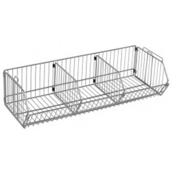 Quantum Medical 2036BC 20 x 36 x 9 in. Chrome Modular Shelf Basket