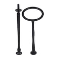 thumbnail image 1 of Cake Plate Stand Handle 2 Tiers Cake Cupcake Tray Stand Handle for Daily Use Black, 1 of 8