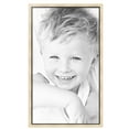 thumbnail image 2 of ArtToFrames 25" x 43" Silver with Black Lip Picture Frame, 25x43 inch Multi Wood Poster Frame (WOM-5193),  Pack, 2 of 7