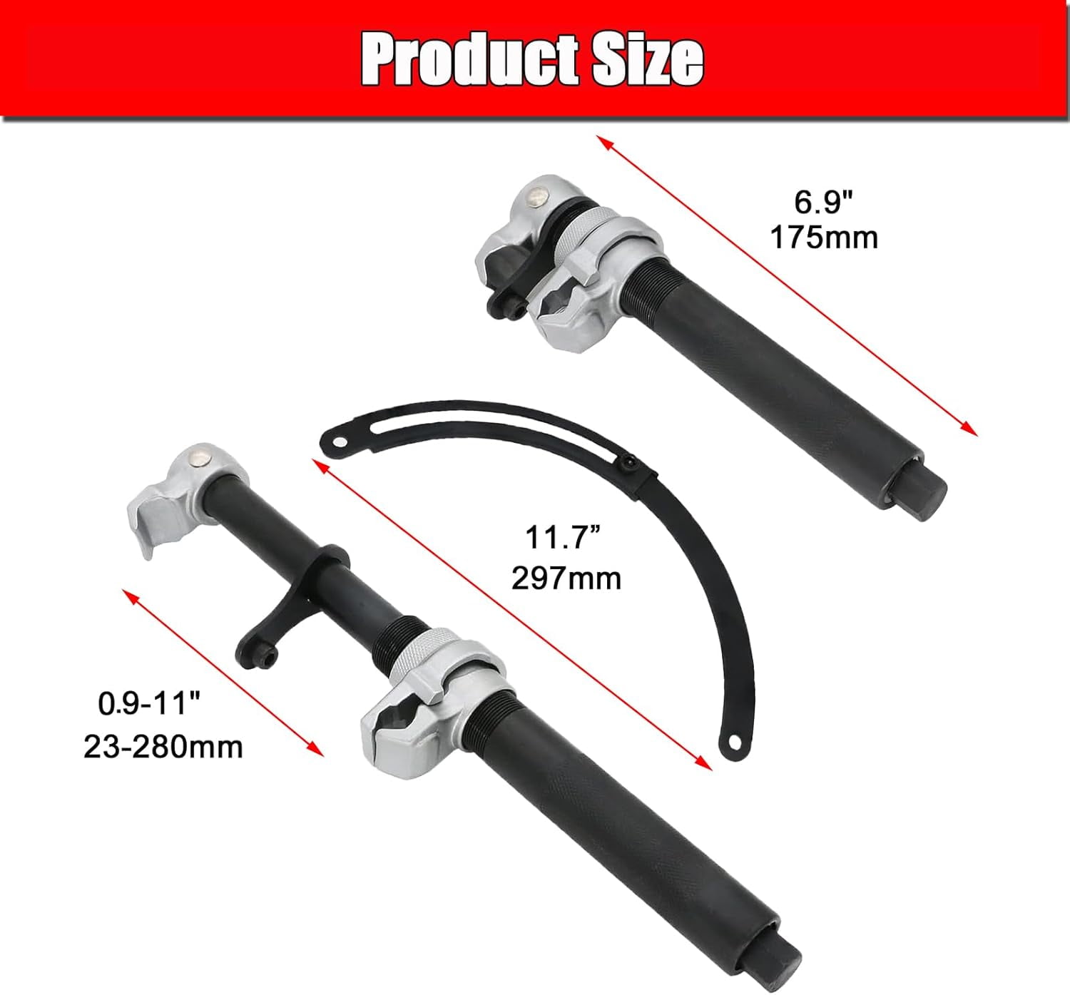 Spring Compressor Tool - 2200 Lbs -Automotive Coil Spring Compressor Tool,Heavy Duty Strut Spring Compressor,Extra Strength, Ultra-Rugged, and Strongly Durability​ Spring Compressor Tool