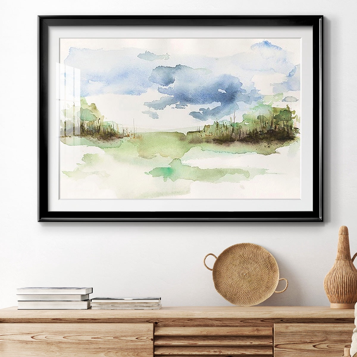 Brush Thickets I Premium Framed Print - Ready to Hang