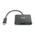 thumbnail image 2 of Eaton Tripp Lite Series USB C to HDMI Adapter w/USB-A Hub and PD Charging - USB 3.1, Thunderbolt 3 Compatible, 4K x 2K @ 30 Hz, Black USB Type C, USB-C - Docking station - USB-C 3.1 / Thunderbolt 3 - HDMI, 2 of 9