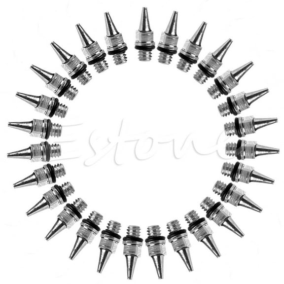 GENEMA 0.3 mm Airbrush Accessories Machine Part Fluid Nozzle With Bottle New