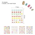 thumbnail image 2 of 10 pegatinas luminosas para uñas para niñas y niños, decoraciones autoadhesivas para uñas de Pascua, 2 of 6