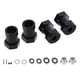 thumbnail image 4 of 4 extensores de cubo de rueda hexagonal de aleación de aluminio de 5 mm de diámetro con pasadores de eje para 1/10 Negro, 4 of 9