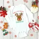 thumbnail image 4 of Bodys personalizados para bebé para su primera Navidad, ropa personalizada con nombre para recién nacidos, mono de manga larga para niño y niña, traje de fiesta para bebé, 4 of 5