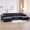 Gray, variant on FFZ 130" U-Shaped Modular Sectional Sofa with Corduroy Fabric, Sleeper Function, DARK GREY