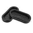 thumbnail image 1 of Unique Bargains Rubber Grommet Oval Double-Sided Mount Size 45 x 20 mm for Wire Protection 4 Pack, 1 of 5
