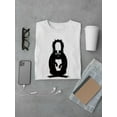 thumbnail image 3 of Curious Skunk T-Shirt Men -Image by Shutterstock, Male x-Large, 3 of 4