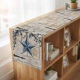 thumbnail image 6 of Table Runners 72 Inches Long Dress Scarves, Texas Star Vintage Farmhouse Kitchen/Dining Table Runner, Coffee Tablerunners, Retro Navy Blue Berry Wooden 13x72 Inch, 6 of 9