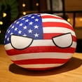 thumbnail image 3 of 10-30 cm lindo Polonia bola peluche suave Anime país bola felpa almohada Cosplay bandera de los niños regalo mejor regalo, 3 of 3