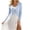 Blue, variant on StSilkitty Open Front Cardigan for Womens Solid Color Long Sleeve Tie Bolero Cardigans Lightweight Soft Fashion Shirt