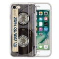 thumbnail image 1 of FINCIBO Soft TPU Clear Case Slim Protective Cover for Apple iPhone 7/8 4.7", Retro Cassette Tape Country Music, 1 of 4