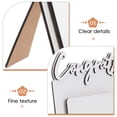 thumbnail image 3 of OULII Creative DIY Sublimation Wood Photo Frame for Graduation Decor White Paintable Picture Frame for Desk 6x8 inches, 3 of 6