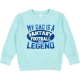 thumbnail image 2 of Inktastic My Dad is a Fantasy Football Legend Toddler Sweatshirt, 2 of 4