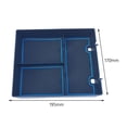 thumbnail image 5 of Bandeja organizadora de consola central, bandeja de almacenamiento para reposabrazos, accesorios duraderos para automóvil Azul, 5 of 5