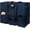 Blue, variant on Utility Water Resistant Tote Bag with 13 Pockets, Zipper Closure