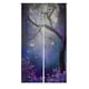 thumbnail image 1 of ABPHQTO Prado púrpura con un árbol de hadas Cortina japonesa Noren Puerta Ventana Tratamiento Cortinas 85x150 cm, 1 of 1