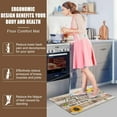 thumbnail image 2 of Sunflower Kitchen Mats for Floor Farmhouse Kitchen Rugs Anti Fatigue Mats for Kitchen Floor, Butterfly Floral Kitchen Rugs Non Slip Washable Kitchen Floor Mats for Home, Sink, 18'''' x 30'''', 2 of 6