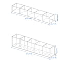 thumbnail image 3 of Billuyoard Estante para puerta de gabinete, estante para paja, ahorro de espacio, altura ajustable para refrigerador, cocina (transparente Organizadores de utensilios de cocina blanco, 3 of 6