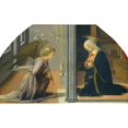 thumbnail image 3 of Filippino Lippi 24x16 Black Modern Framed Museum Art Print Titled - The Annunciation (C. 1435-1440), 3 of 5