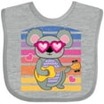 thumbnail image 3 of Inktastic Australian Koala Cool Sunset Girls Baby Bib, 3 of 4