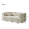 thumbnail image 2 of Floor Couch,Compressed Sofa,Convertible Floor Sofa Bed with Convertible Blanket Pillow,Enhanced frame stability,Comfy Couch Lounge Sleeper Bed,for Living Room Bedroom, 2 of 5