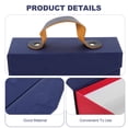 thumbnail image 4 of Gift Box with Handle Party Festival Gift Box Wedding Gift Box Present Packaging Box, 4 of 9
