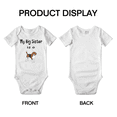thumbnail image 3 of My Big Sister Is A English Foxhound Dog Funny Baby Clothing Bodysuits Boy Girl Unisex, 3 of 5