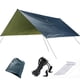 thumbnail image 2 of Tienda de campaña para acampar y senderismo, lona impermeable de 3 x 3 m, ligera, con protección solar, mochila, guirnalda artificial, 2 of 2