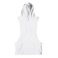 thumbnail image 4 of Taqqpue Mens Workout Hooded Tank Tops Sleeveless Running Sport Shirts Training Gym Bodybuilding Cut Off Muscle Tank Shirts Hoodies, 4 of 7