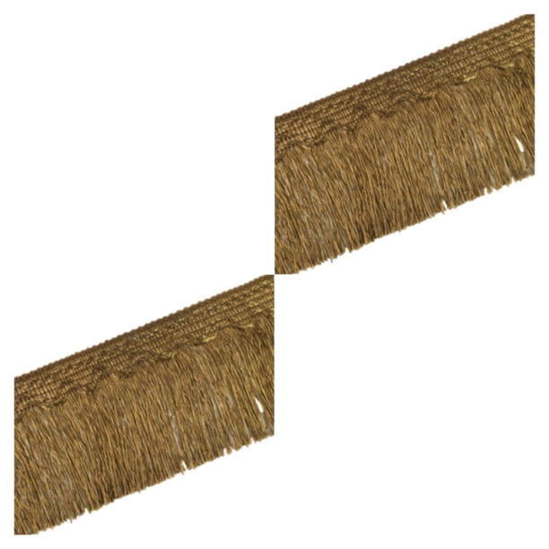 Injueey La decoración de la cortina con borlas de flecos elegantes, el poliéster es duradero, cinta de encaje DIY, borlas de seda Type6 NO6