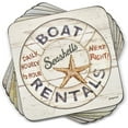 thumbnail image 2 of PIMPERNEL Coastal Signs Coasters S/6 4.25" Sq, 2 of 7