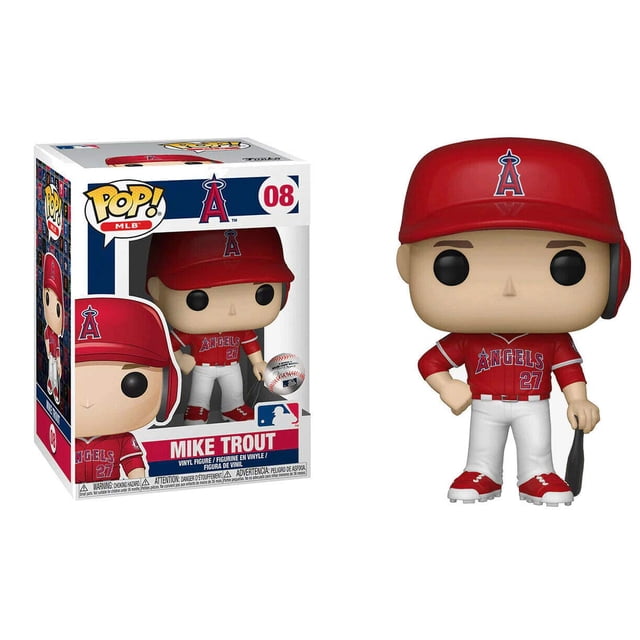 ¡Funko POP! Figura deportiva de Mike Trout Angels de la MLB