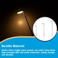 thumbnail image 4 of Bearachild Luces de diseño de modelo, juguetes de tren resistentes, decoración de poste de luz a escala, Mini lámparas de jardín para exteriores, piezas Artesanía (1:87) (blanco cálido) Bearachild HA066712-02, 4 of 6