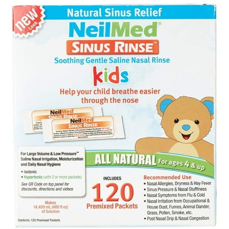 3 Pack - NeilMed Sinus Rinse Pediatric Packets 100 Each