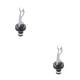 thumbnail image 3 of Billuyoard Copas de vino portátiles livianas para viajes y picnics Copas de vino de plástico Copas de vino Tapón Botella sellada Blanco y negro En blanco y negro 1 2Conjunto, 3 of 6