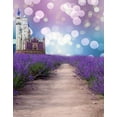 thumbnail image 1 of BSDHOME Polyester 5x7ft Castle Purple Flower Lavender Photography Backdrops Photo Props Studio Background, 1 of 2