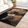 thumbnail image 1 of Dog and Cat Rug & Home Decor - Cute Animal Rugs for Entryway, Front Door Mat Indoor Entrance, Washable Rugs, 3x5 Rug, Non Slip Soft Area Rug, Puppy and Kitten Carpet & Room Decorations Y-&14, 1 of 7