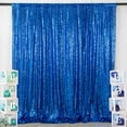 thumbnail image 1 of Royal Bleu Paillettes Toile de Fond Rideau Photo Toile de Fond 4FTx7FT Paillettes Rideaux Chatoyants pour Toile de Fond -1011E, 1 of 5